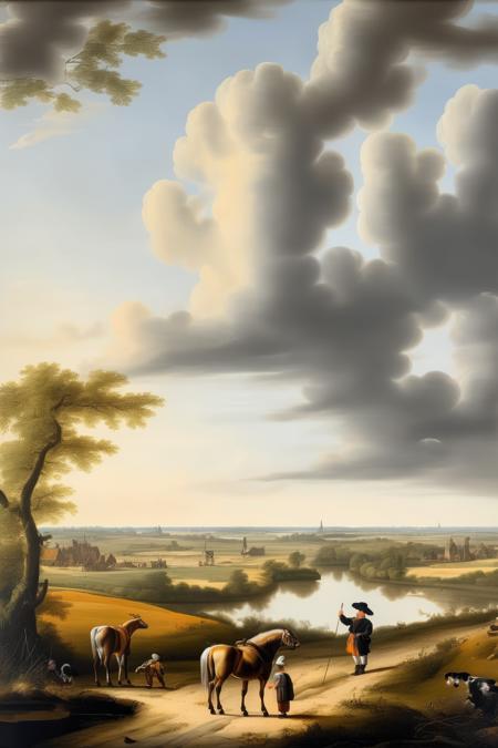 00451-746938092-_lora_Jan van Goyen Style_1_Jan van Goyen Style - A realistic 17th-century landscape inspired by the works of Aelbert Cuyp. Capt.png